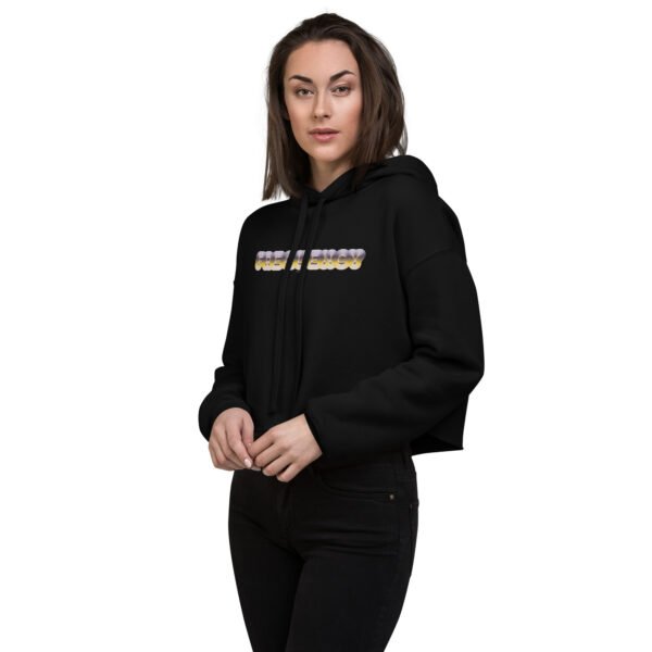 Frequency Crop Hoodie